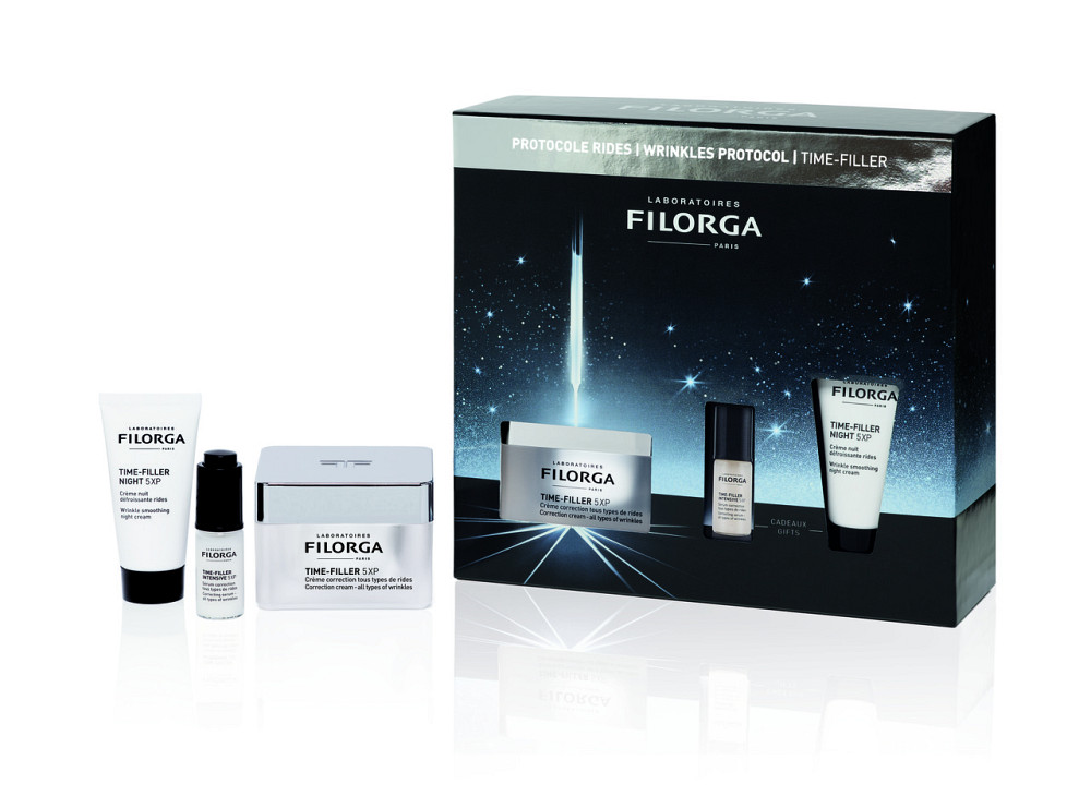 Філорга FILORGA Набір ТАЙМ ФІЛЕР 5ХP: крем 50мл +  сироватка 5мл + нічний крем 14мл Дніпро - фото 1