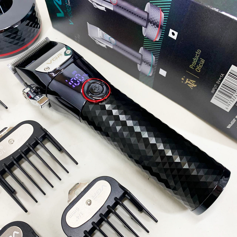 Акумуляторна машинка для стрижки і укладання волосся, Електромашинка для волосся, Тример бездротовий CW-67 Львів - фото 9