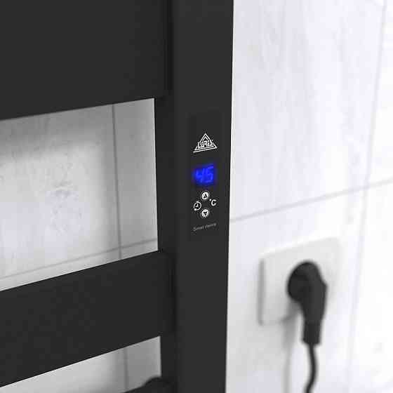 Електрична рушникосушка Laris Зебра Афіна ЧКФ 9 500Х1100 Е чорна П/П Київ