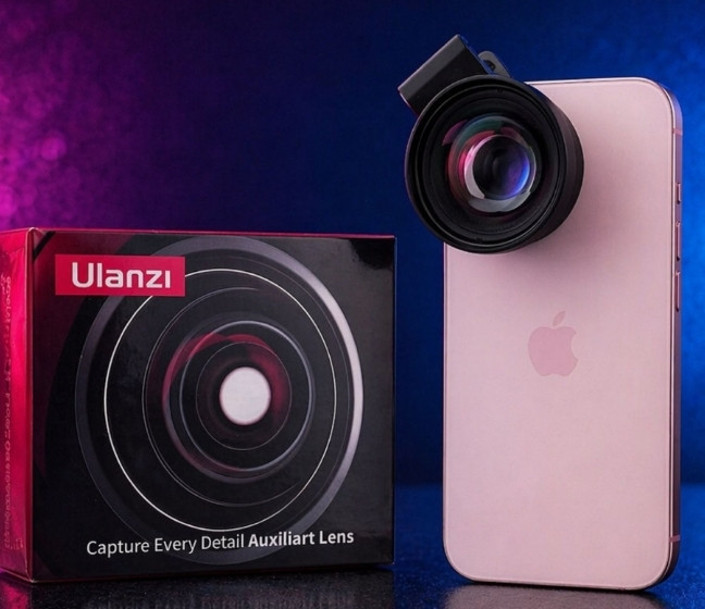 ULANZI 75mm Macro Lens — макрообъектив 10X для телефона макролинза. Харьков - изображение 7