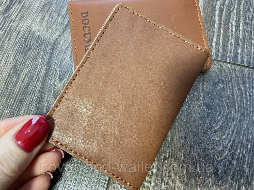 Обкладинка для ID-паспорта й автодокументів із натуральної шкіри ST Leather Київ - фото 6