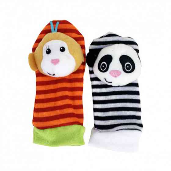 Дитячий набір: шкарпетки та браслетики "Мавпа та панда" MGZ-1208 Вінниця
