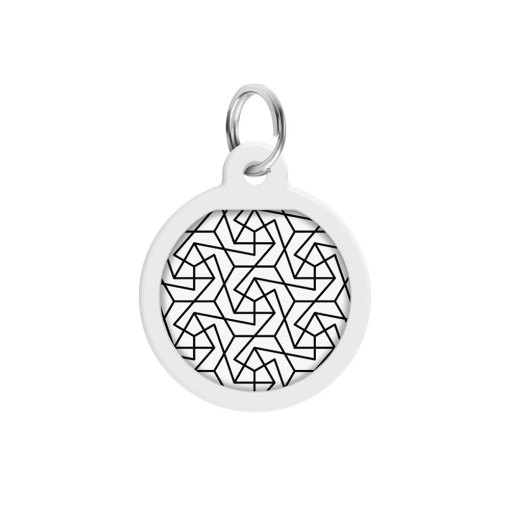 Адресник для собак и кошек металлический WAUDOG Smart ID с QR паспортом, рисунок 