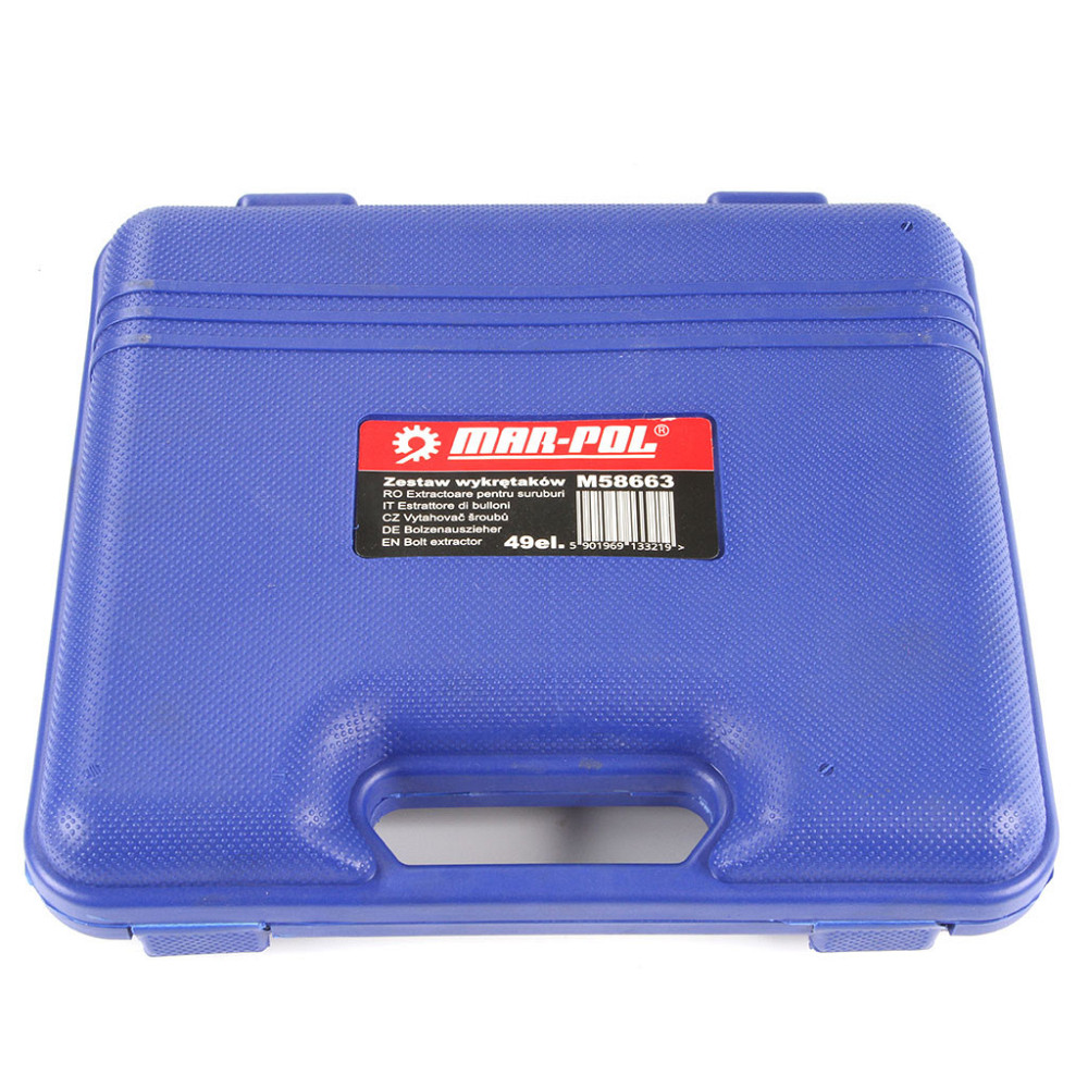Набор экстракторов для выкручивания сломанных болтов и гаек 49 предметов Mar-Pol (M58663) Нововолынск - изображение 9