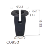 Втулка під саморіз для крила VW, Audi, Seat, Skoda — 6N0809966A, N0809966A, 191941142, 3B0868243, WHT003737 Ковель