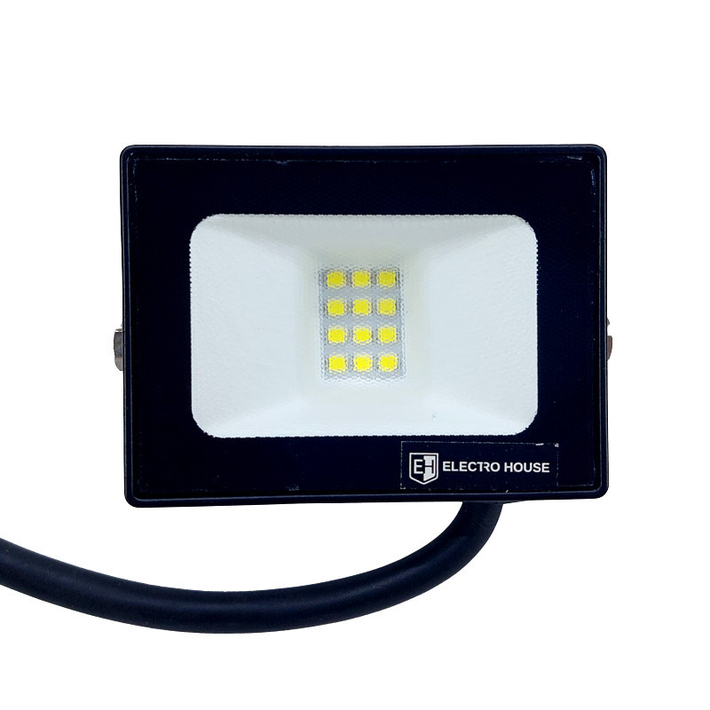 LED прожектор 10Вт SMD5730, холодный белый 6500К, 900 Лм Днепр - изображение 1