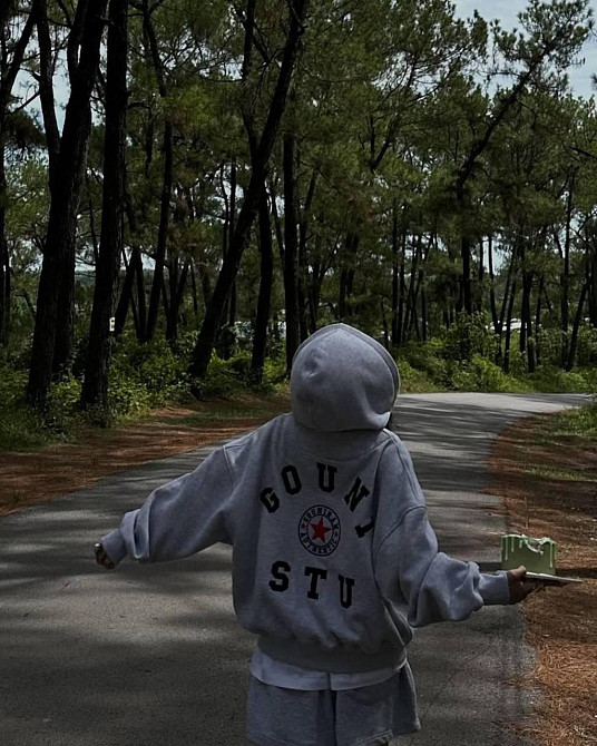 Жіноче топове оверсайз худі з яскравим принтом двонитка Одеса - фото 1