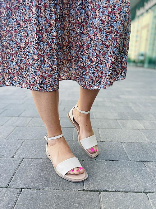 Tamei Босоніжки жіночі Tamei 0571-1 бежеві (літо, шкіра натуральна) (5262) 36-40 Коломия - фото 6