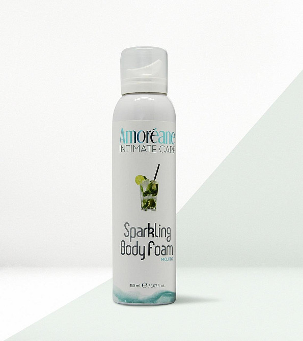 Массажная пена Amoreane Sparkling Body Foam Mojito (150 мл) Sex Aura Киев - изображение 1
