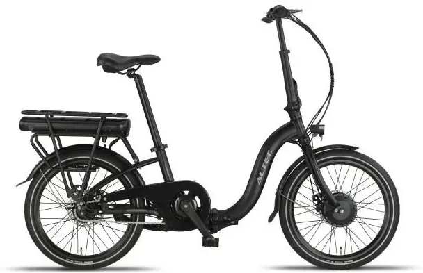 Велосипед Altec Compact Vouwfiets Inch 39Cm Unisex 7Sp Hydraulic Disc Brake Matte Black 20 Киев - изображение 1
