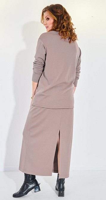 Костюм із джерсі зі спідницею (48) Київ - фото 7