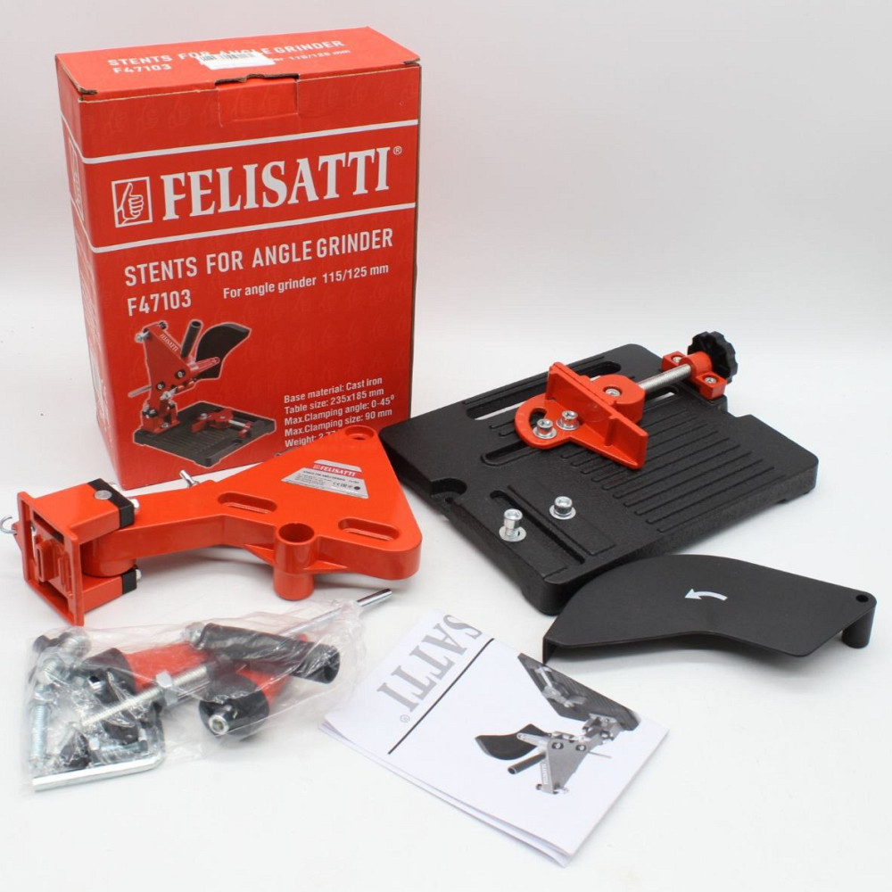 Стійка стенд для УШМ 115-125мм, TZ-6103, Червоний / Стійка для кутової болгарки / Тримач для болгарки Київ - фото 10