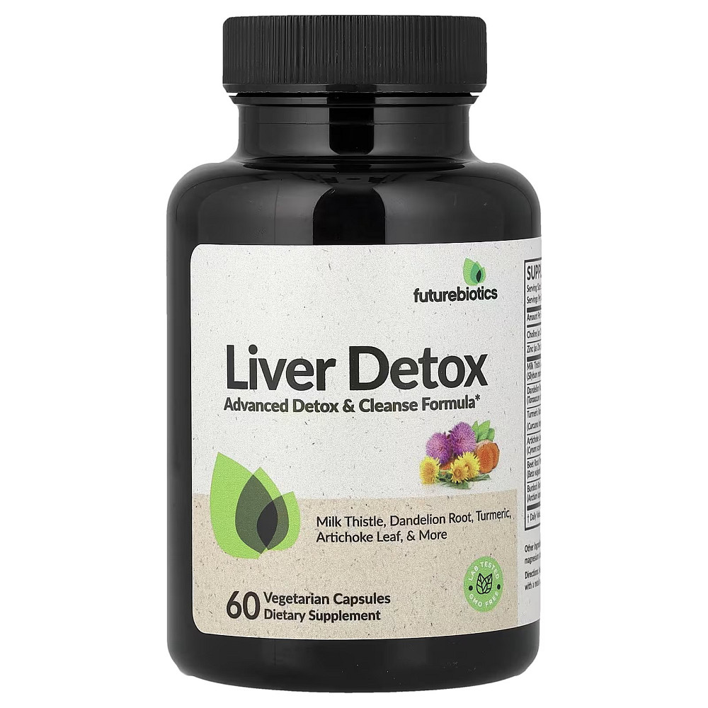 Поддержка и детоксикация печени Futurebiotics Liver Detox, 60 Vegetarian Capsules Луцк - изображение 1
