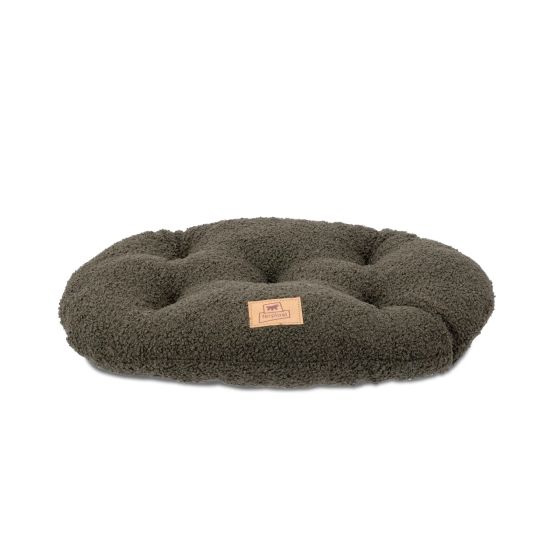 Лежак — подушка для котів і собак Ferplast Relax Boucli (Ферпласт Релакс) 43 x 30 см — 45/2, Темно-зелений Запоріжжя
