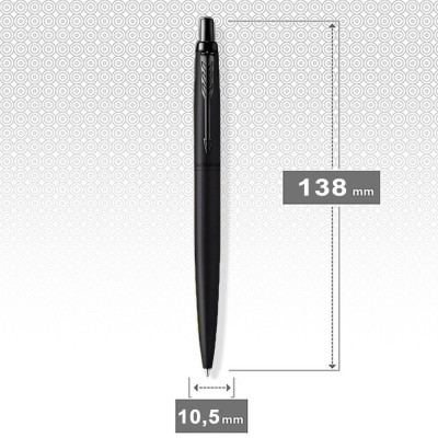 Ручка кулькова Parker JOTTER 17 XL Monochrome Black BT BP блістер (12 436) Вінниця - фото 3