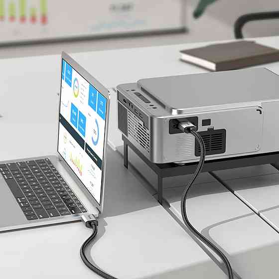 Кабель HOCO US03 HDTV 2.0 Male to Male 4K HD data cable(L=3M) Black Київ