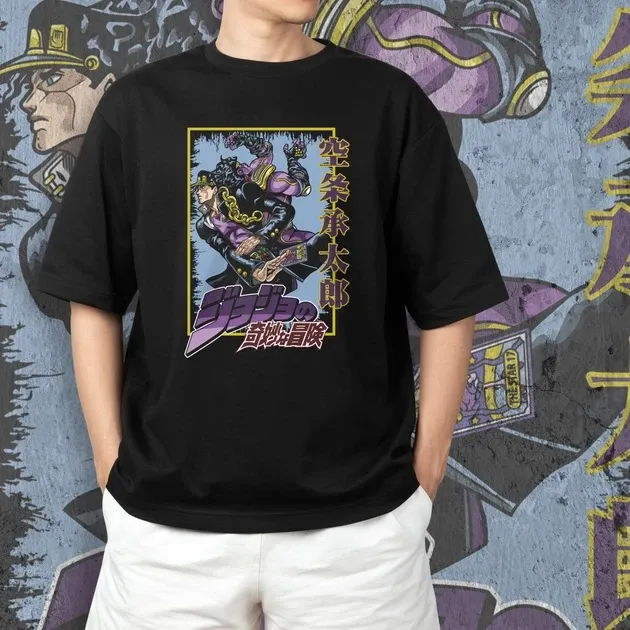 Футболка для підлітка хлопчика з принтом Джо Джо Джотаро Куджо 3 Розмір 160 Anime10628 Дніпро - фото 3