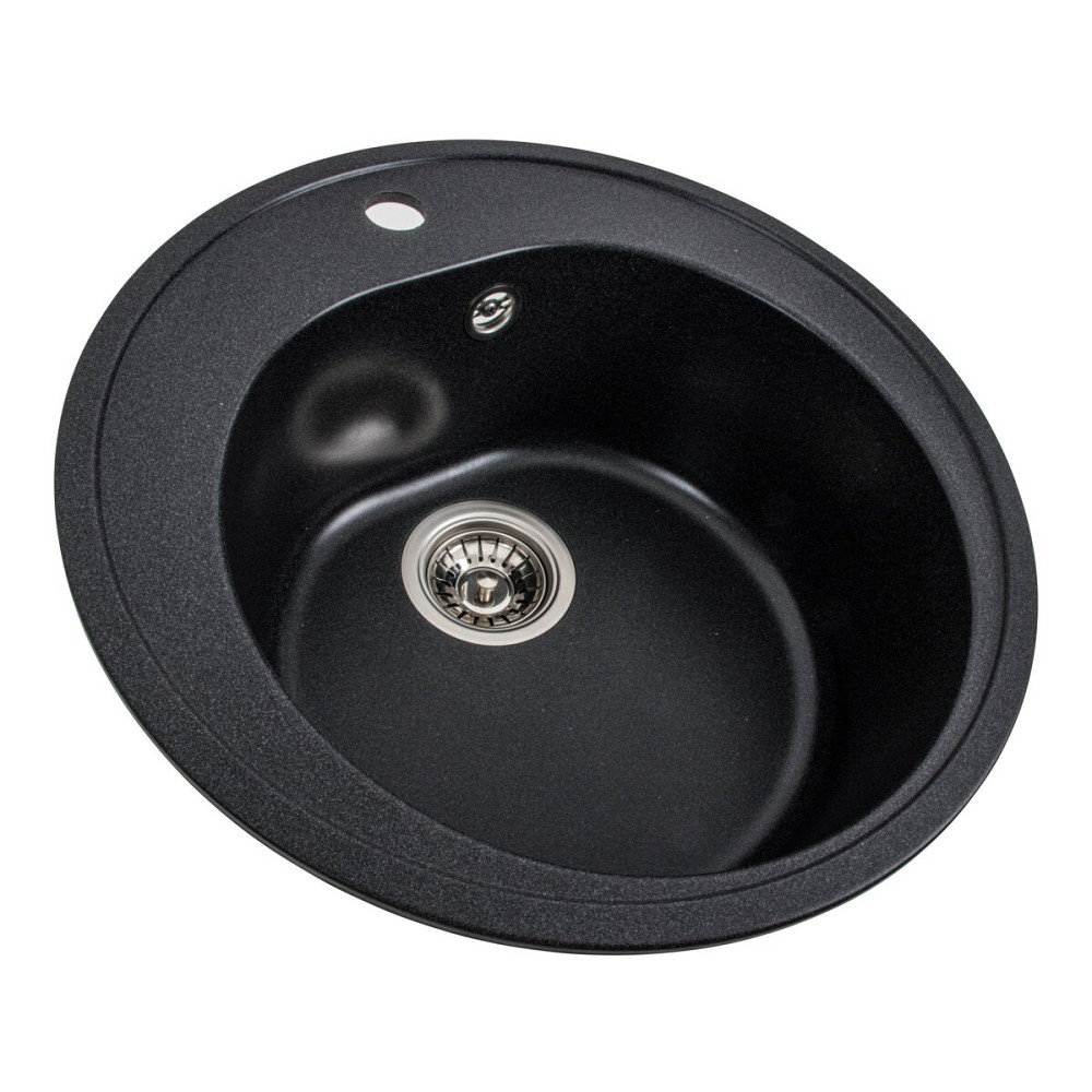 VALESO Гранітна мийка для кухні VALESO LUNA 510 матова Карбон Киев - изображение 2