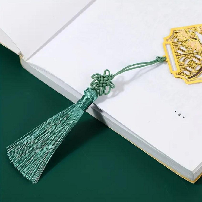 Вінтажна металева закладка з котом та китицею. ОригІнальна закладка для книжок. Подарунок для книгол Київ - фото 3