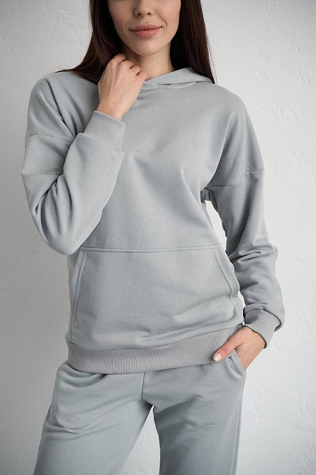 Костюм женский спортивный демисезонный Серый S Харьков - изображение 4