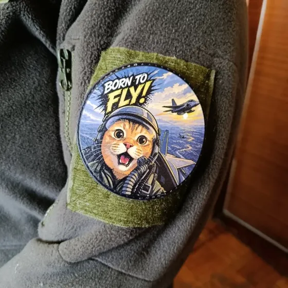 Патч / шеврон Born to Fly Запоріжжя