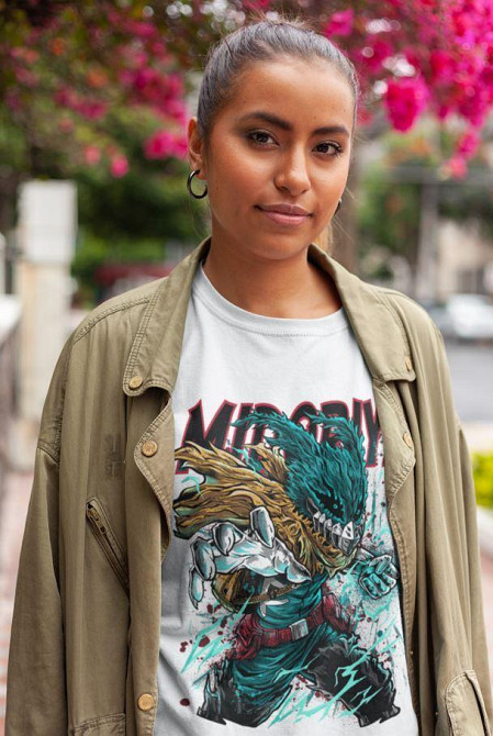 Футболка для хлопчика з аніме принтом Моя геройська академія оверсайз (зріст від 165 до 180) Чорний AnimeJ0855m Дніпро - фото 6