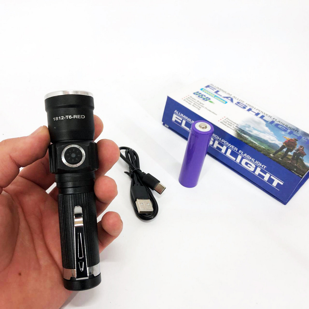 Ручной аварийный фонарь, Тактический фонарь с диодом, Супер яркий лед фонарик Очень яркий WD-63 Киев - изображение 3