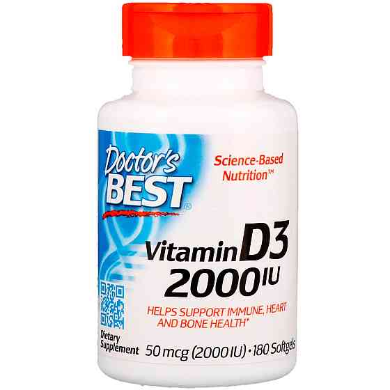 Витамин Д3 Vitamin D3 (2000 IU) 180 Softgels Луцк