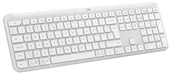 Клавіатура бездротова Logitech Signature Slim K950 US OffWhite USB (920-012466) Білий Харків