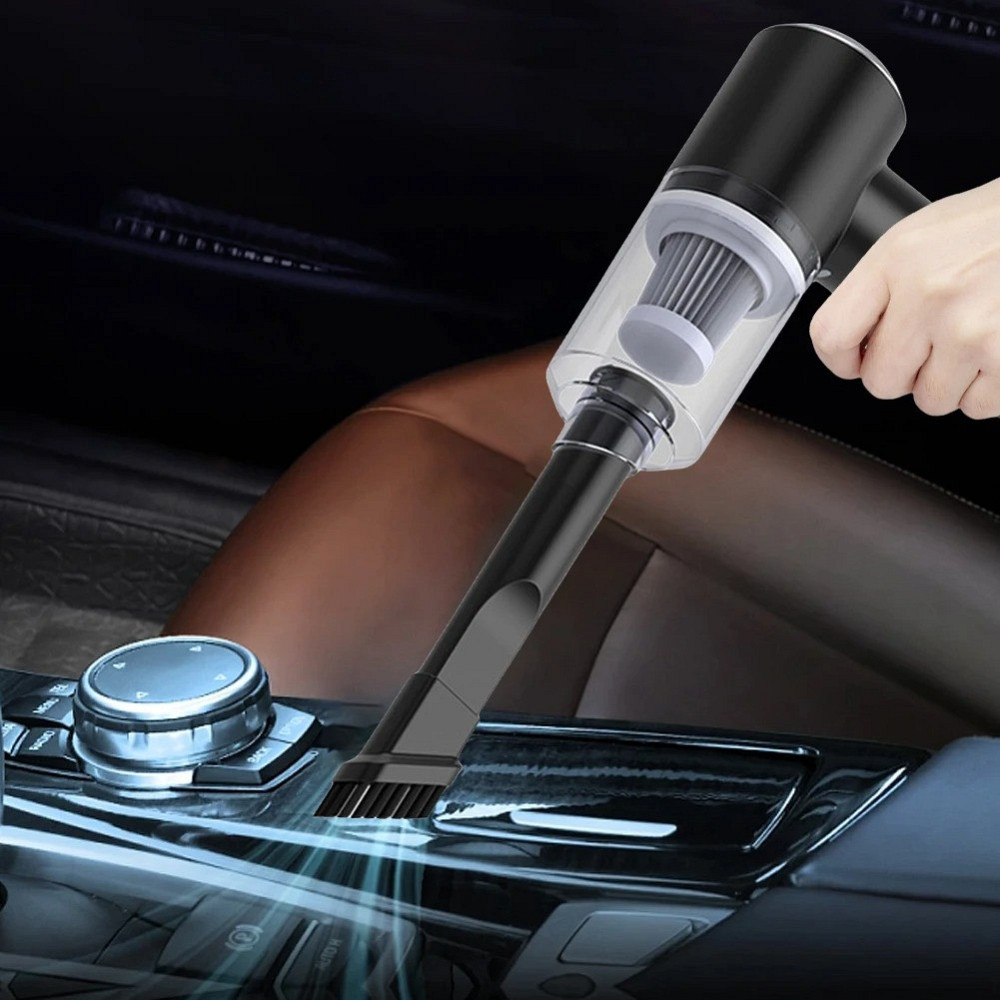 Автомобильный пылесос 120Вт + 2 насадки, Vacuum cleaner/ Ручной пылесос аккумуляторный / Автопылесос Киев - изображение 2