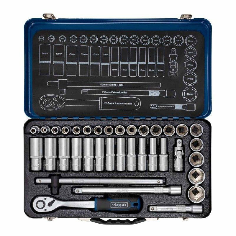 Набір інструментів 36 предметів 1/2" SCHEPPACH SCH-4362M Одеса - фото 1