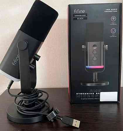 Мікрофон Fifine AM 8 для ігор, стрімінгу, подкастів ОРИГІНАЛ. Київ