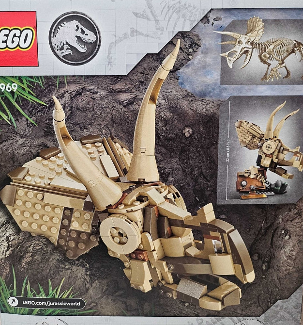 Конструктор LEGO Jurassic World Скамьянливости динозавров: череп. Киев - изображение 1
