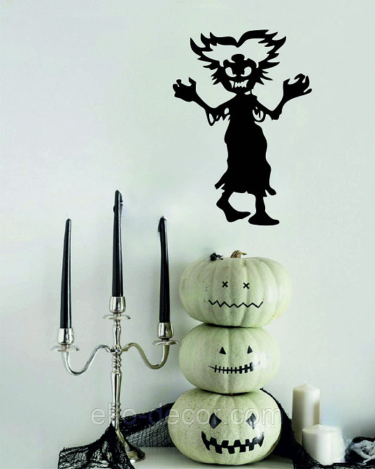 Декоративне настінне Панно «Силует дітей. Хеллоуїн», Декор на стіну Київ - фото 8