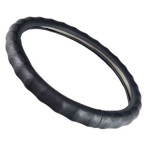 Чохол на кермо VLOD-24LC6 BK M чорний шкіряний з одним швом Харків