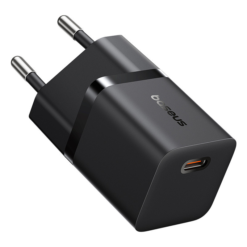 Мережевий зарядний пристрій Baseus GaN5 Fast Charger (mini) 1C 25W EU Cluster Black Одеса - фото 1