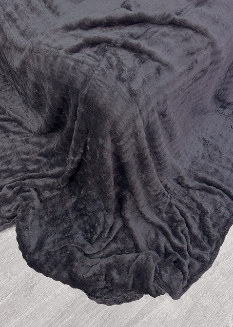 Плед-покривало 200х230 см (+-5см) Soft Night Графітовий (87-133) Київ - фото 8