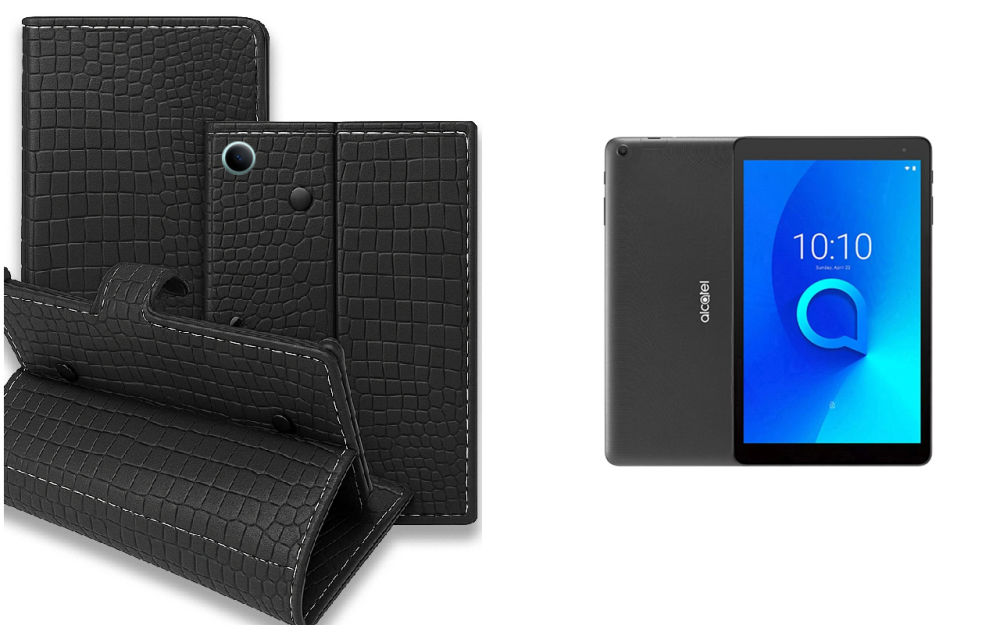 Книга-трансформер для планшета Alcatel 1T 7 4G (9013X), цвет Black Krokodil Black Киев - изображение 1