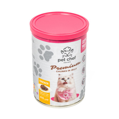 Вологий корм для кішок Pet Chef З куркою 415 г (4820255193564) Вінниця - фото 7