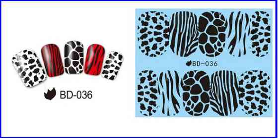 Наклейки для нігтів BD-036 Київ