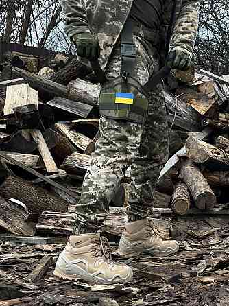 Настегна кобура для пістолета на ногу тактична на стегно одне кріплення камуфляж Одеса