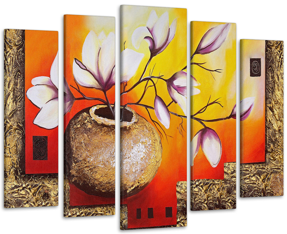 Модульна картина Магнолія Абстракція Art-208_5 Київ - фото 1