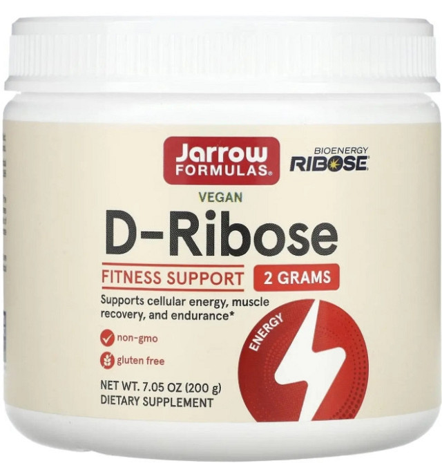 Д рибоза Jarrow Formulas  D-Ribose 200 г Киев - изображение 1