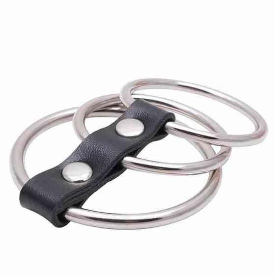 Стальной фиксатор на пенис 