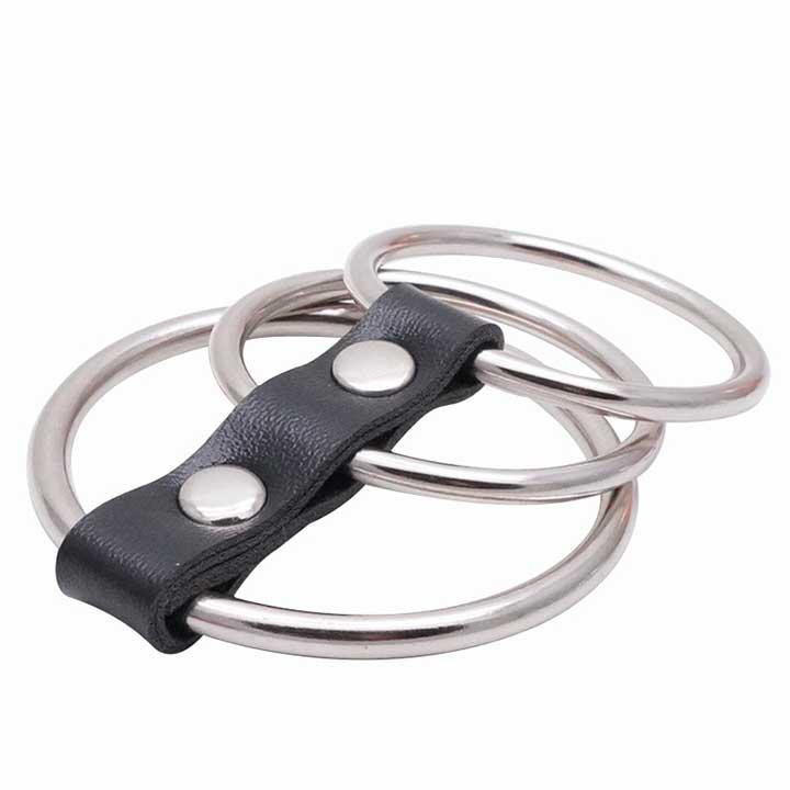 Стальной фиксатор на пенис 