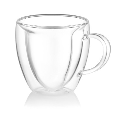 Набір чашок Ardesto BHL 330 мл 2 шт прозорий (AR2633BHL) Вінниця - фото 1