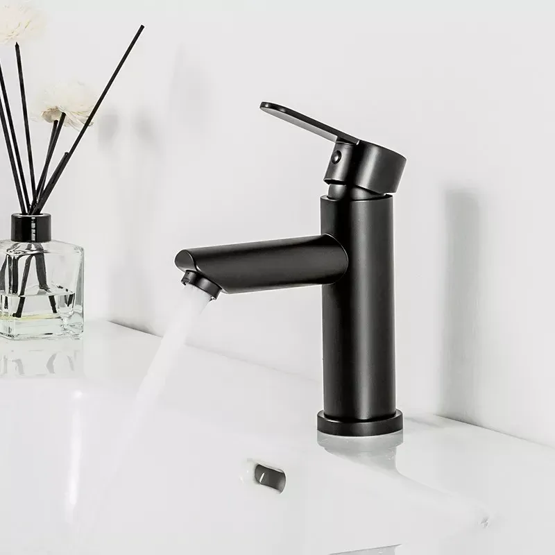 Смеситель для умывальника Frap F10801-6 черный Киев - изображение 2