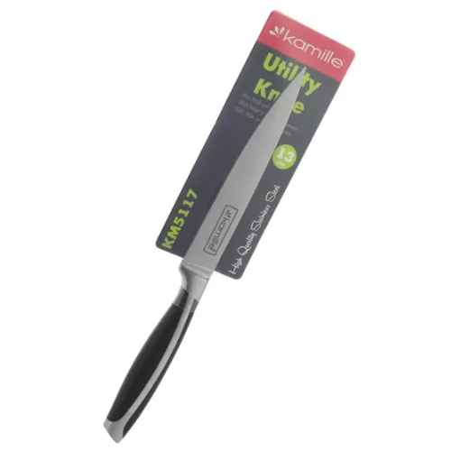 Ніж універсальний лезо 12,5см/ручка 11см нержавіюча сталь з ручкою ABS 5117 KAMILLE Житомир - изображение 7