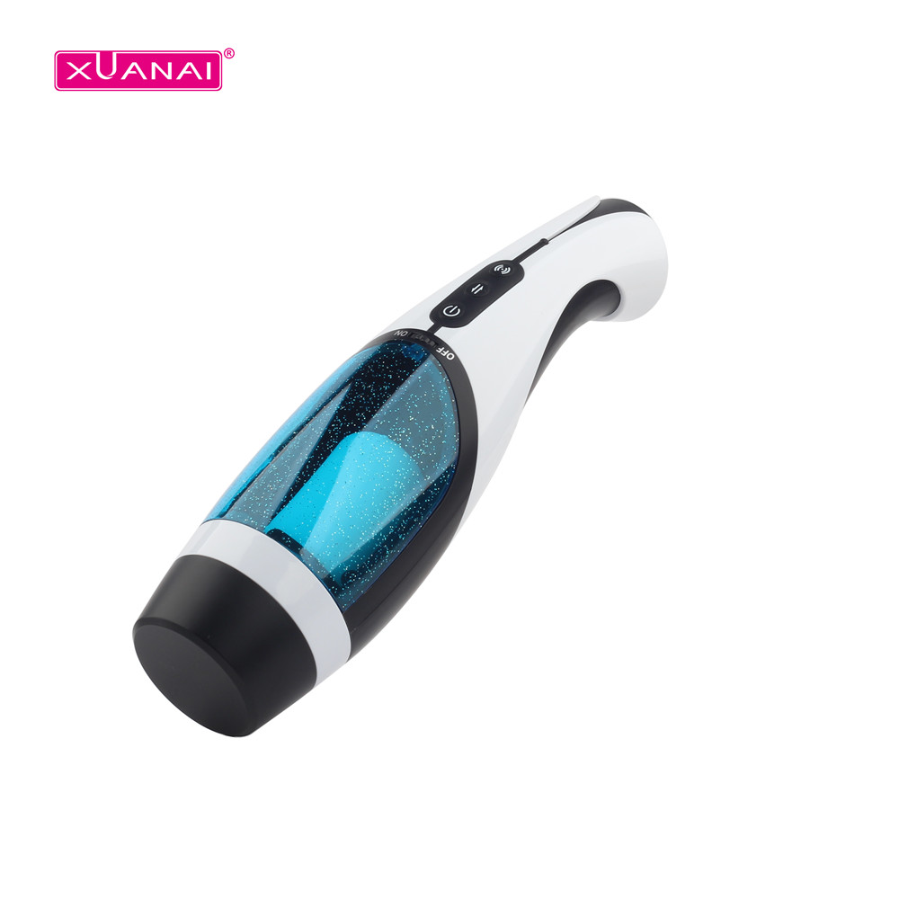 Автоматичний чоловічий мастурбатор Softplay USB, 4 режими вібрації, водостійкий IPX4, акумулятор 700 мА·год, синій Київ - фото 9