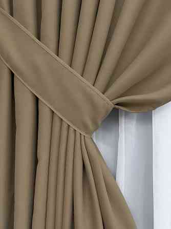 Комплект готових штор VR-Textil Bagema Rvs № 1239ш Молочний шоколад 200х270 см 2 шт (32-448) Київ